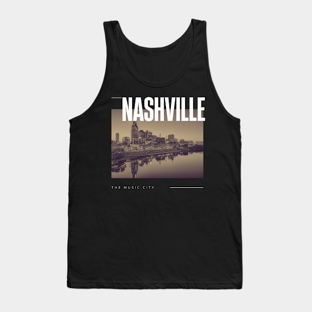 Nashville city Tank Top by Innboy